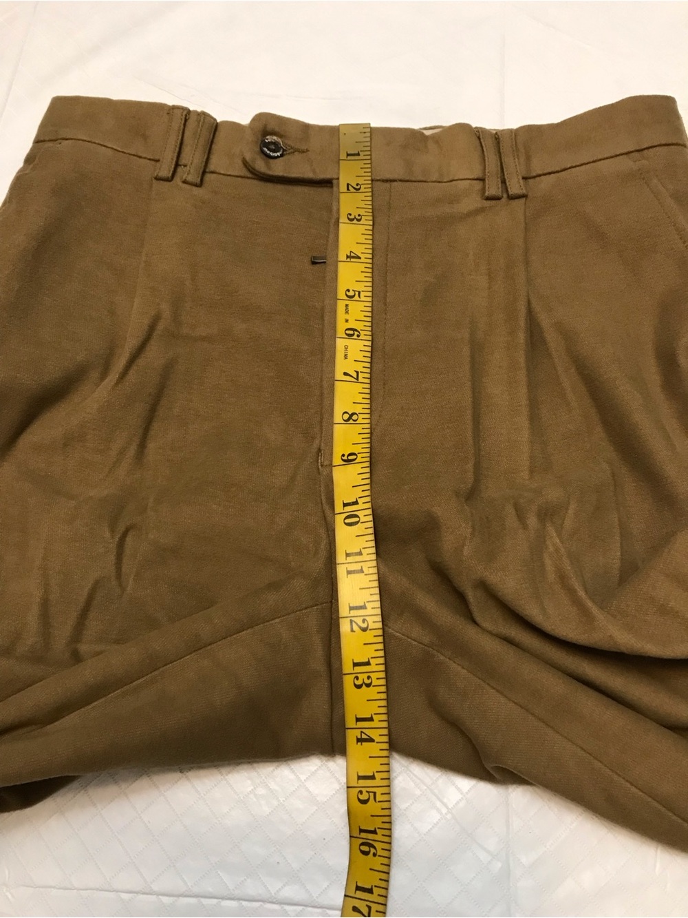Barbour Men's Pleated Chino Pants in Camel Brown - Picture 5 of 11